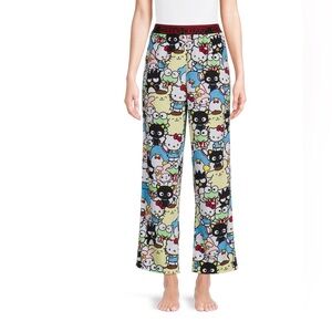 EUC Hello Kitty Women's Plush Sleep Pants With Pockets